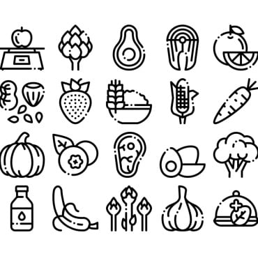 Healthy Collection Icon Sets 158979