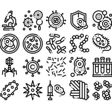 Pathogen Elements Icon Sets 158981