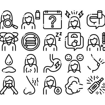 Pregnancy Element Icon Sets 158984