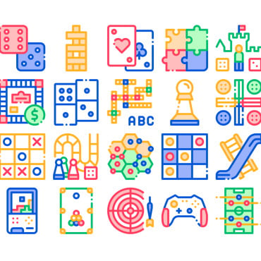 Interactive Kids Icon Sets 158987