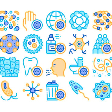 Bacteria Collection Icon Sets 158988