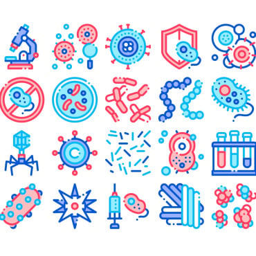 Pathogen Elements Icon Sets 158991