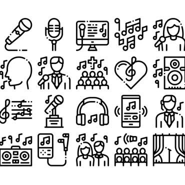 Song Collection Icon Sets 159010