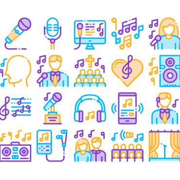 Song Collection Icon Sets 159019