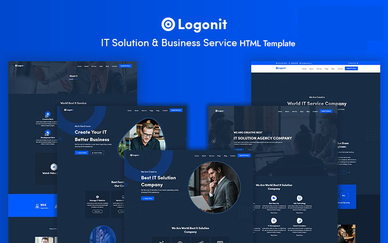 Logonit -  IT Solution & Business Service Website Template