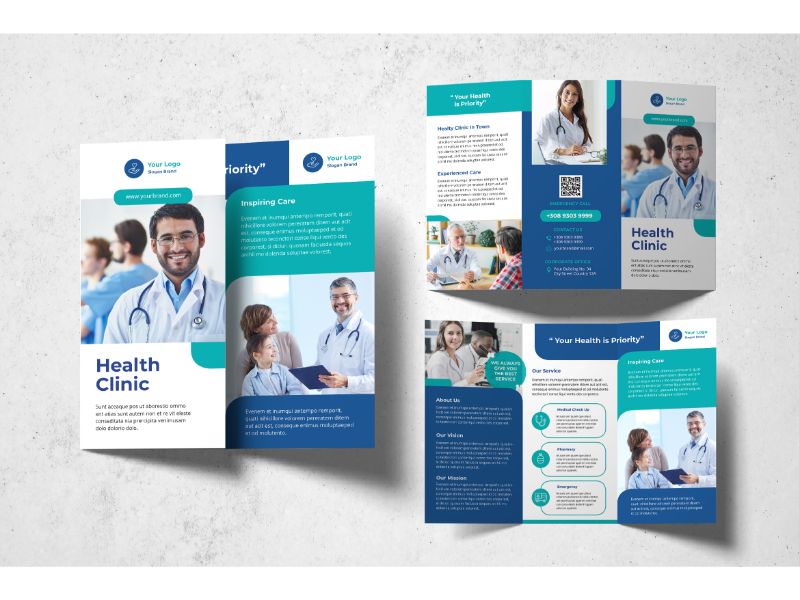Trifold Health Clinic - Corporate Identity Template