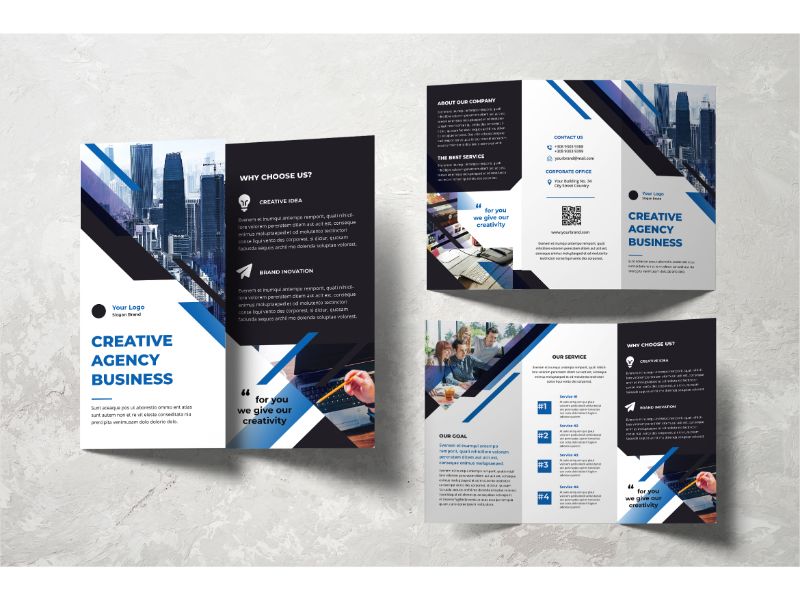 Trifold Creative Agency Business Corporate Identity Template