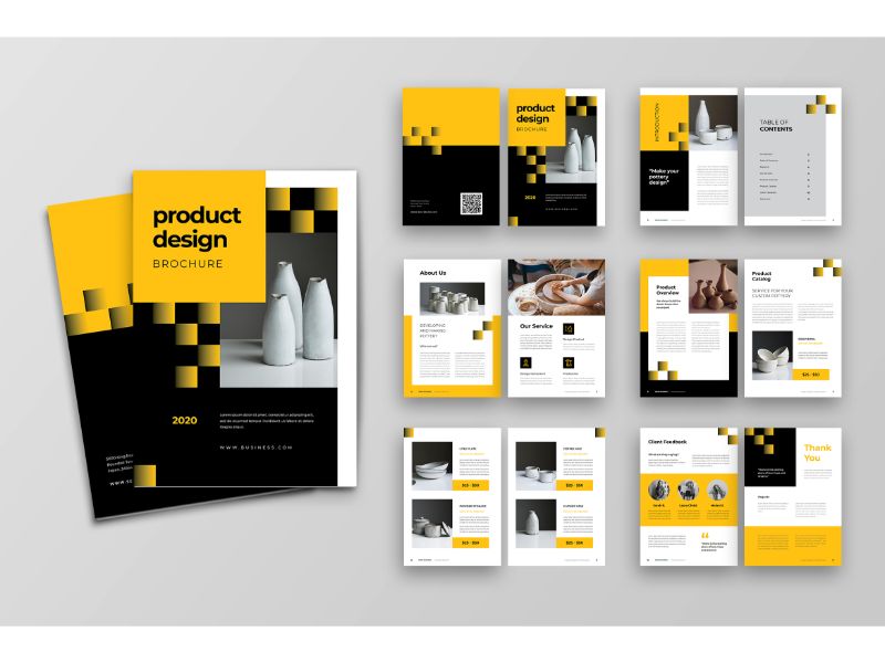 Brochure 5 Product Design - Corporate Identity Template