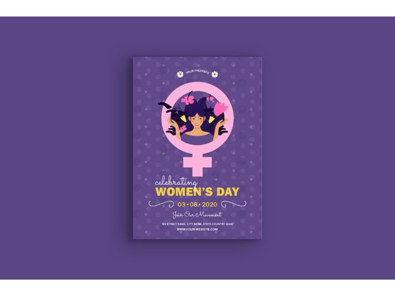 Poster Women's Day - Corporate Identity Template
