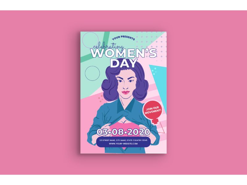 Poster Women's Day 2 - Vector Image