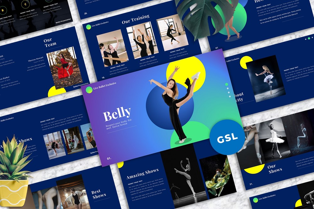 Belly - Ballet Google Slides