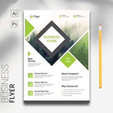 Template Flyer Corporate Identity 159377