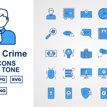 Crime Attack Icon Sets 159456
