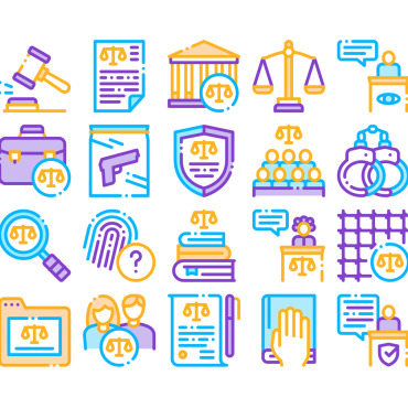 Judgement Collection Icon Sets 159481