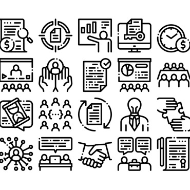 Election Collection Icon Sets 159495