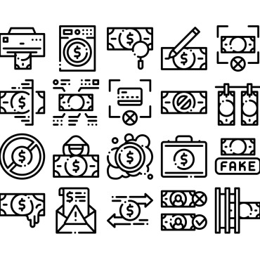 Money Collection Icon Sets 159519