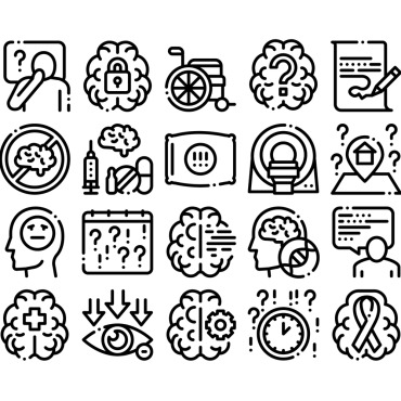 Disease Collection Icon Sets 159540
