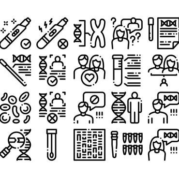 Test Dna Icon Sets 159543
