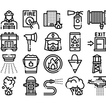 Equipment Collection Icon Sets 159546