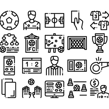 Football Game Icon Sets 159549