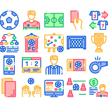 Football Game Icon Sets 159560