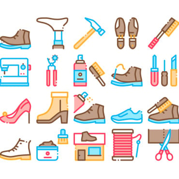 Repair Equipment Icon Sets 159625