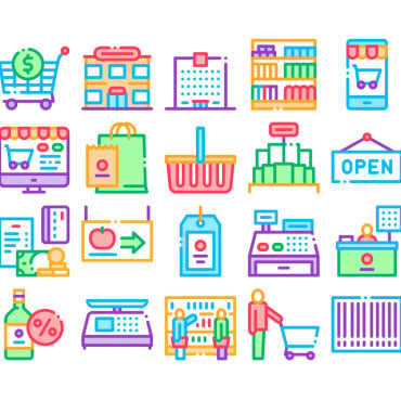 Shop Shopping Icon Sets 159630