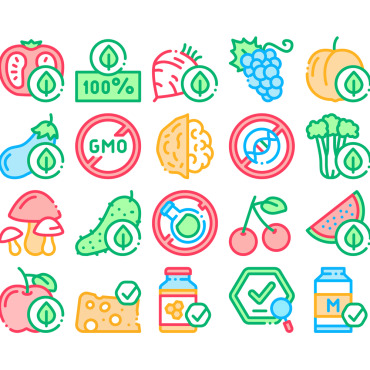 Eco Foods Icon Sets 159632