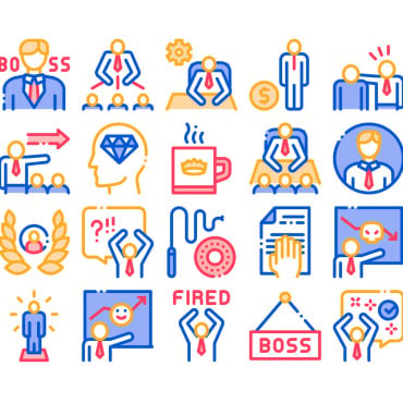 Leader Company Icon Sets 159636