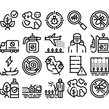 Chemical Collection Icon Sets 159645