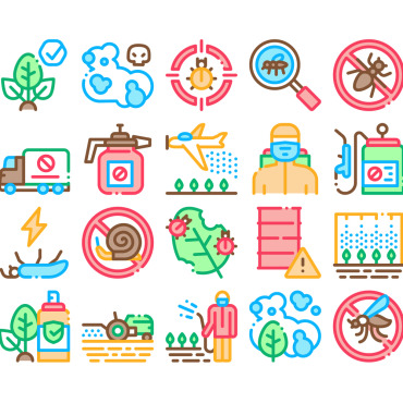 Chemical Collection Icon Sets 159656