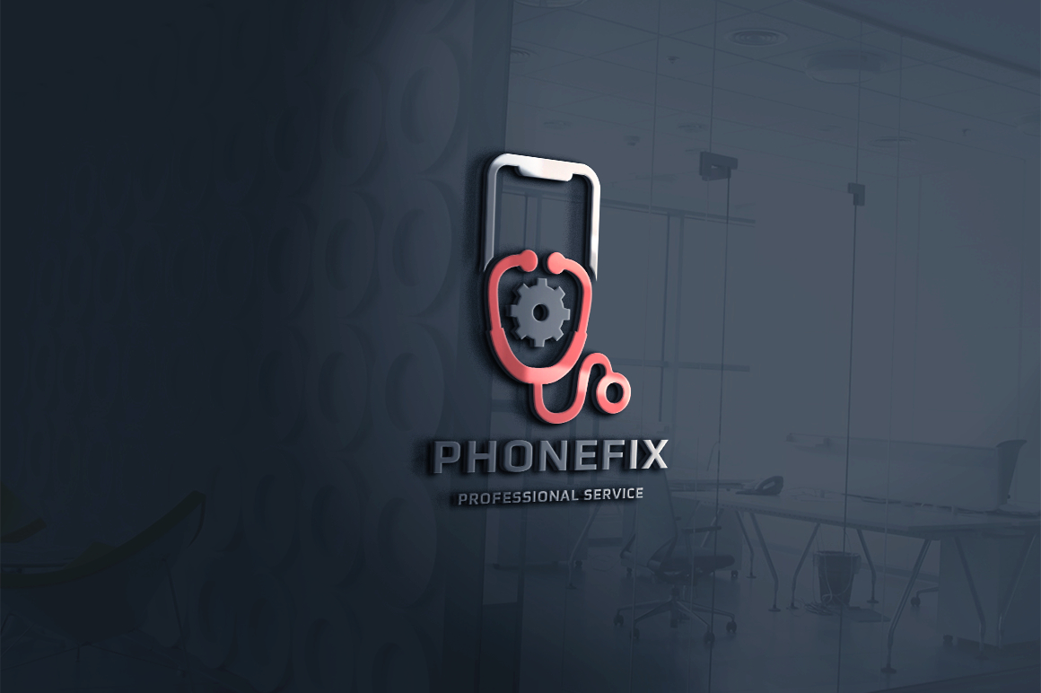 Phone Fix Logo Template