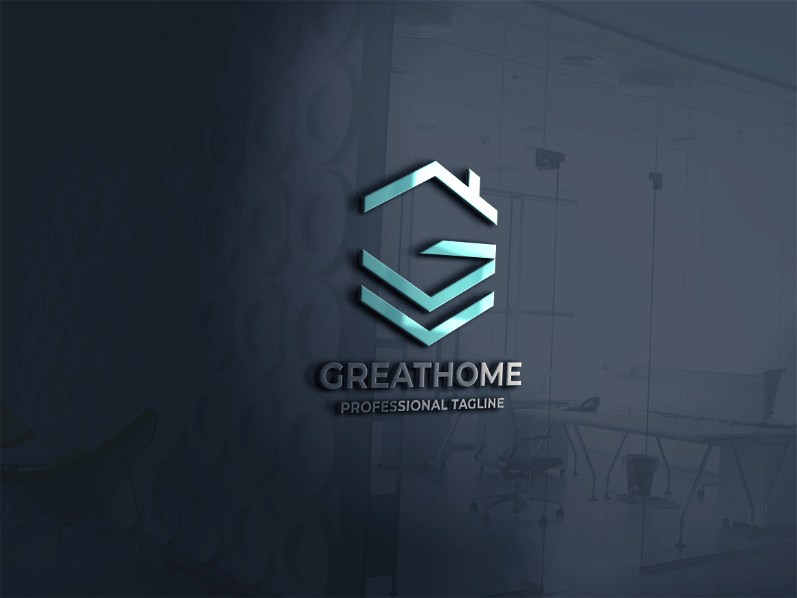 Great Home Letter Logo Template