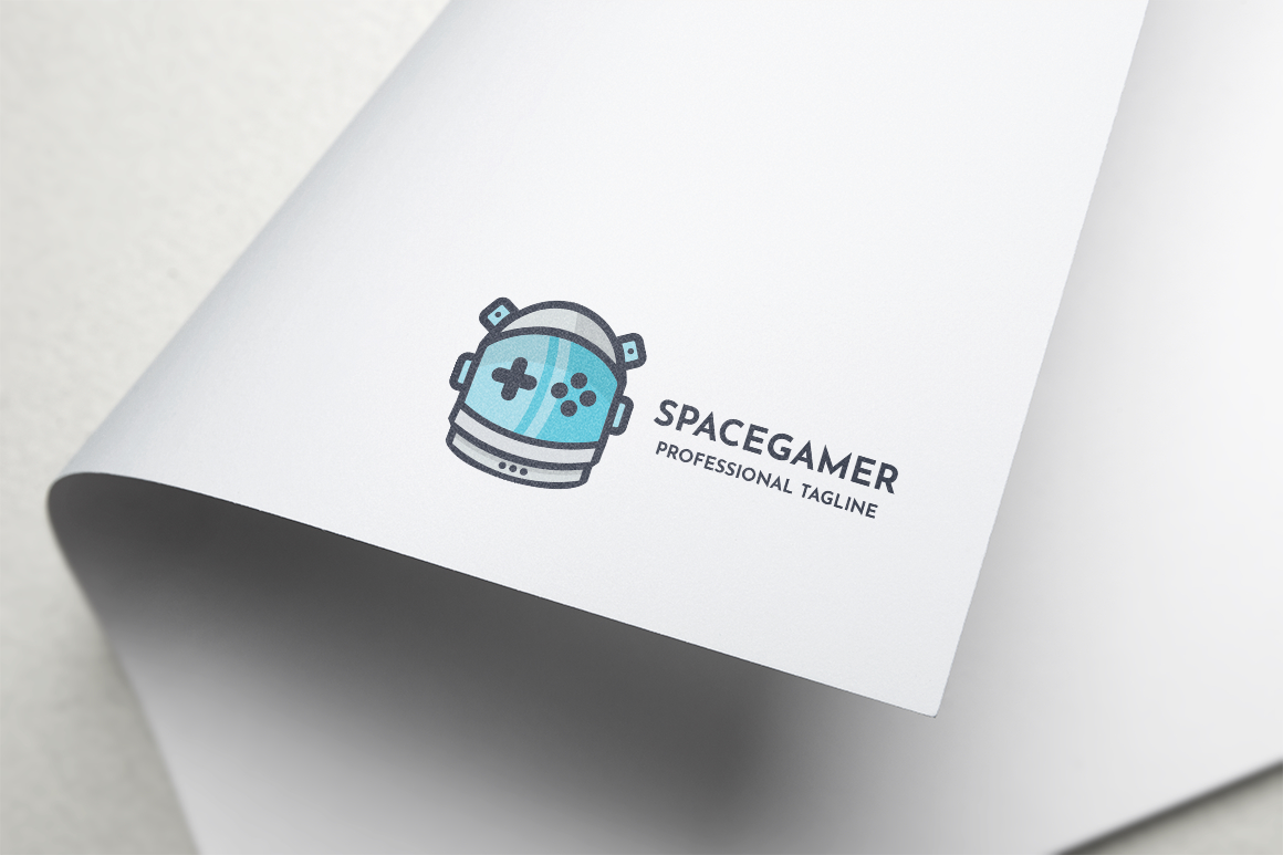 Space Gamer Logo Template