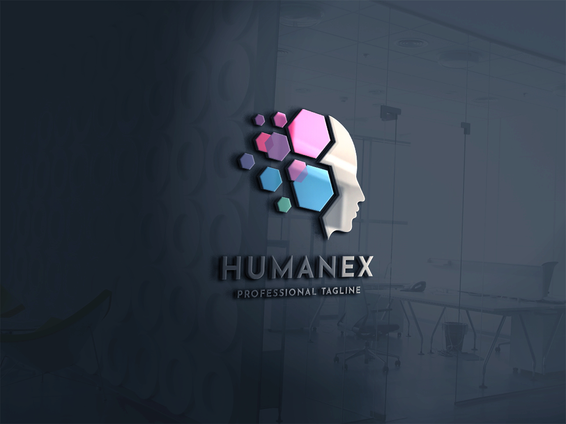 Humanex Human Data Logo Template