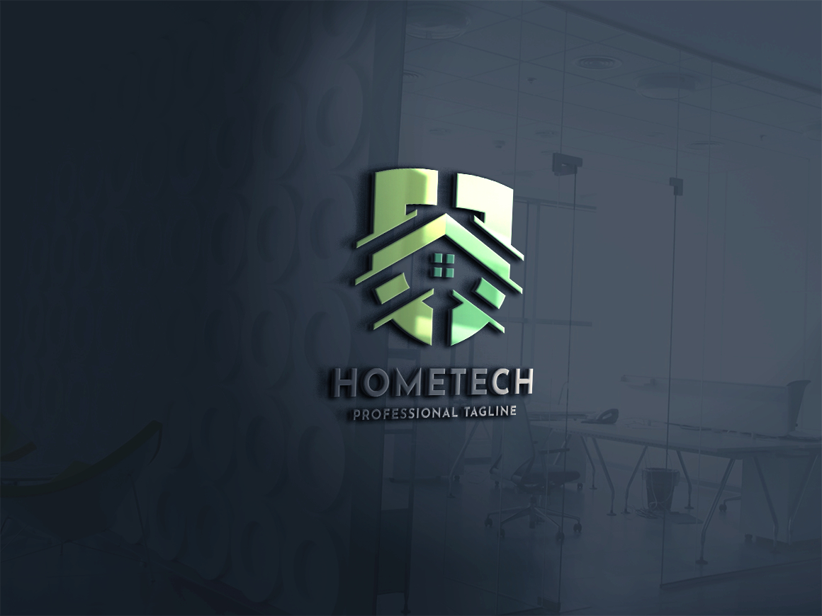 Home Technology Logo Template