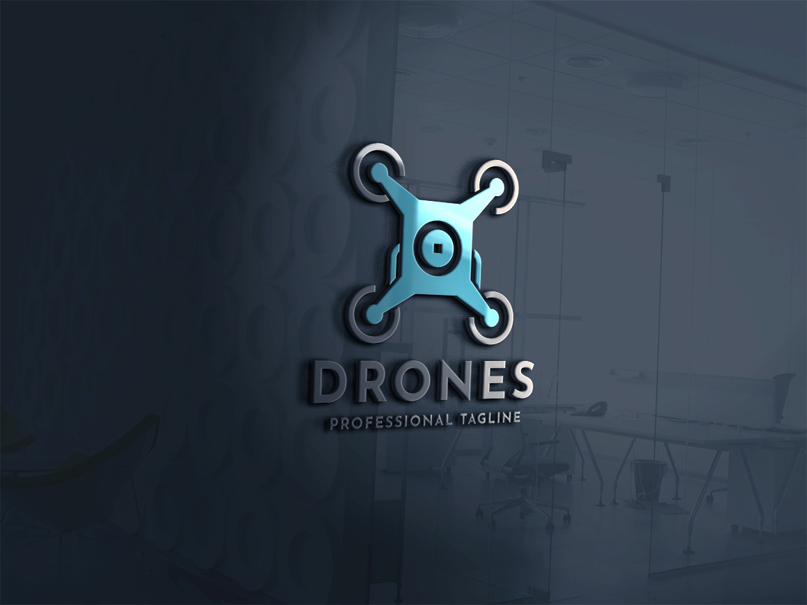 Drone Expert Logo Template