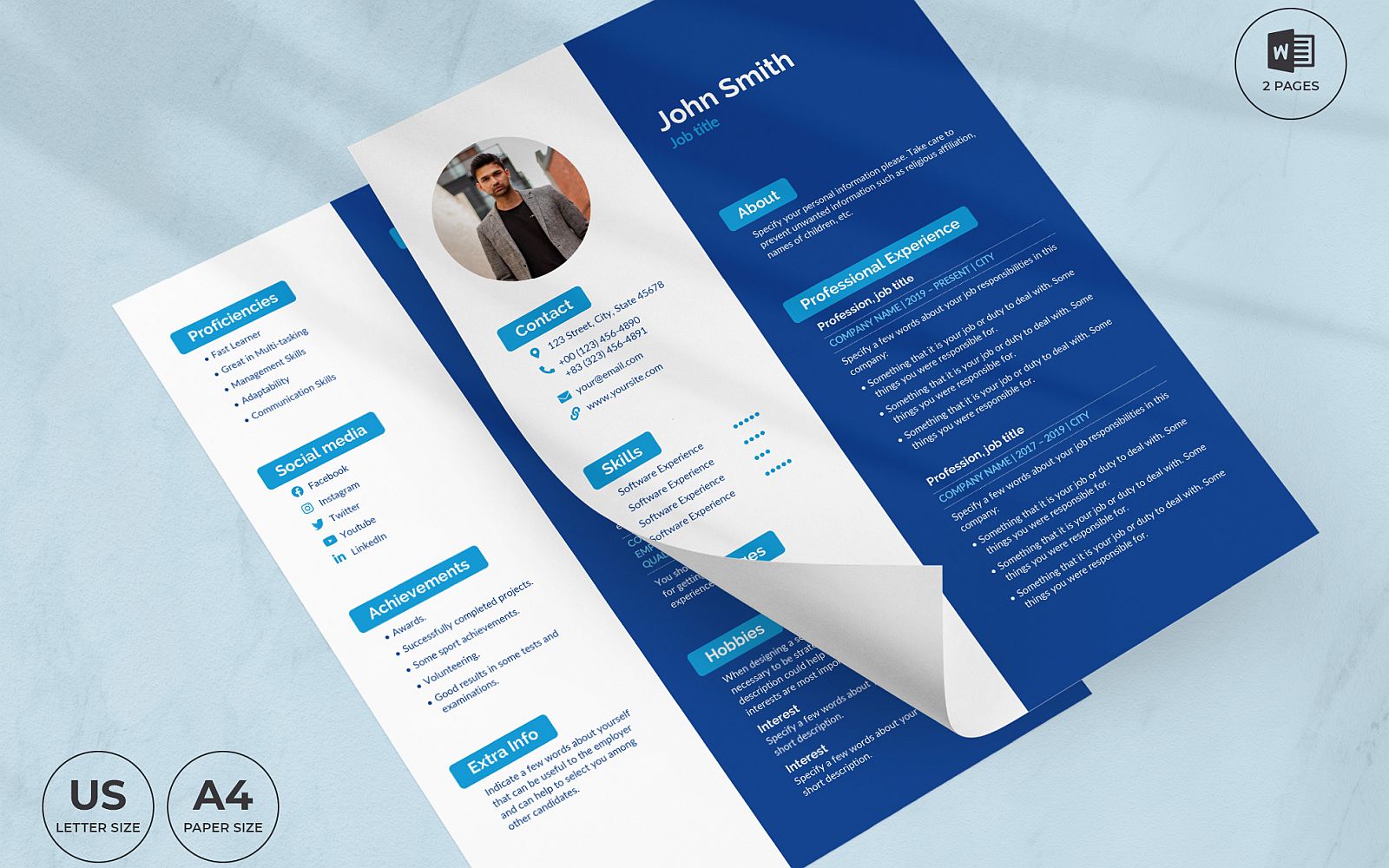 SEO Planner CV Resume Template