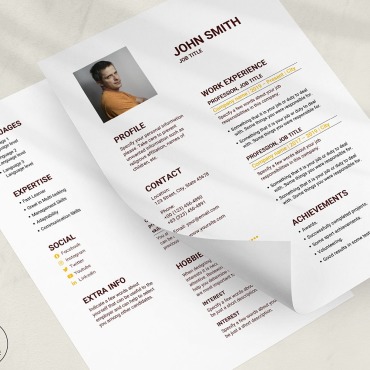 Template Word Resume Templates 160008