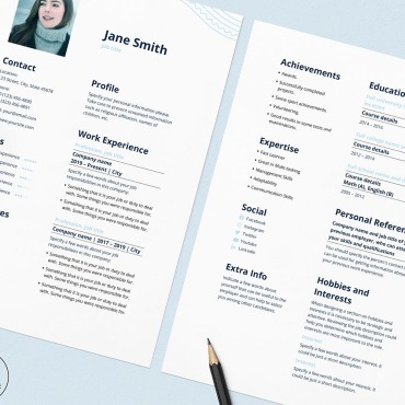 Template Word Resume Templates 160009