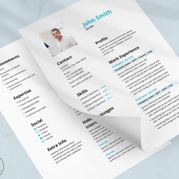 Template Word Resume Templates 160012