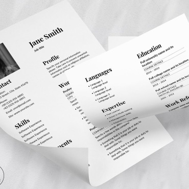 Template Word Resume Templates 160016