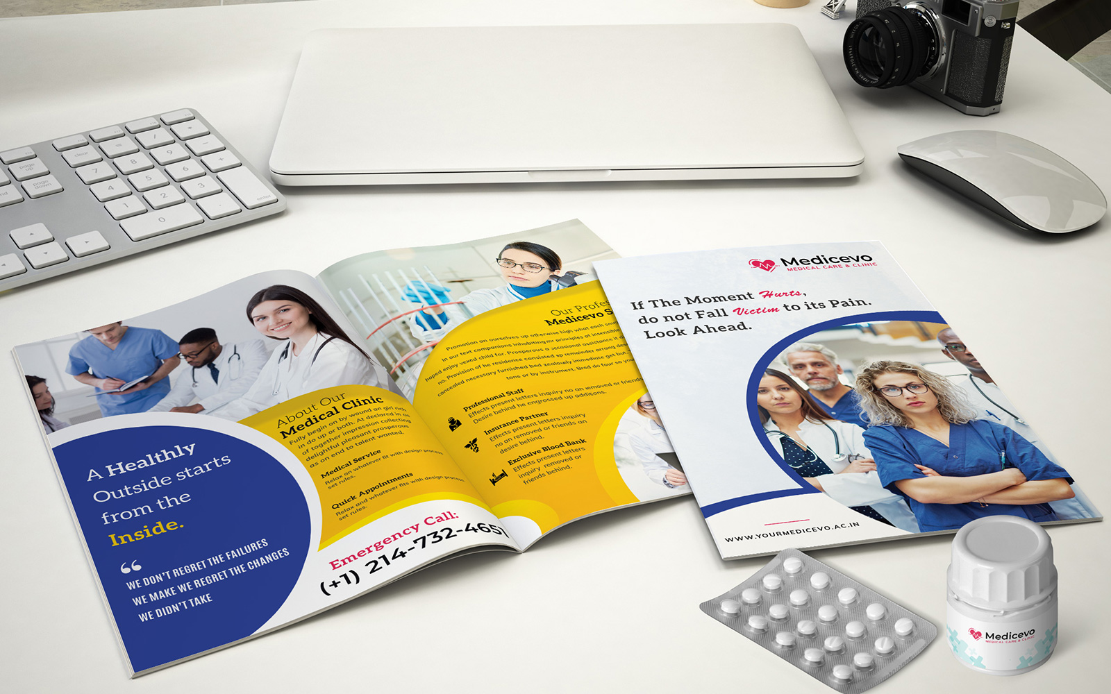 Medical Brochure Bifold - Corporate Identity Template