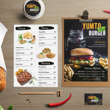 Shop Menu Corporate Identity 160134