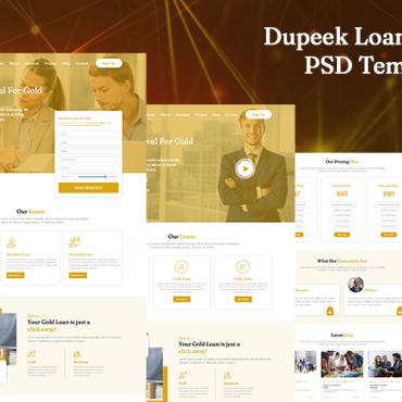 Website Banking PSD Templates 160244