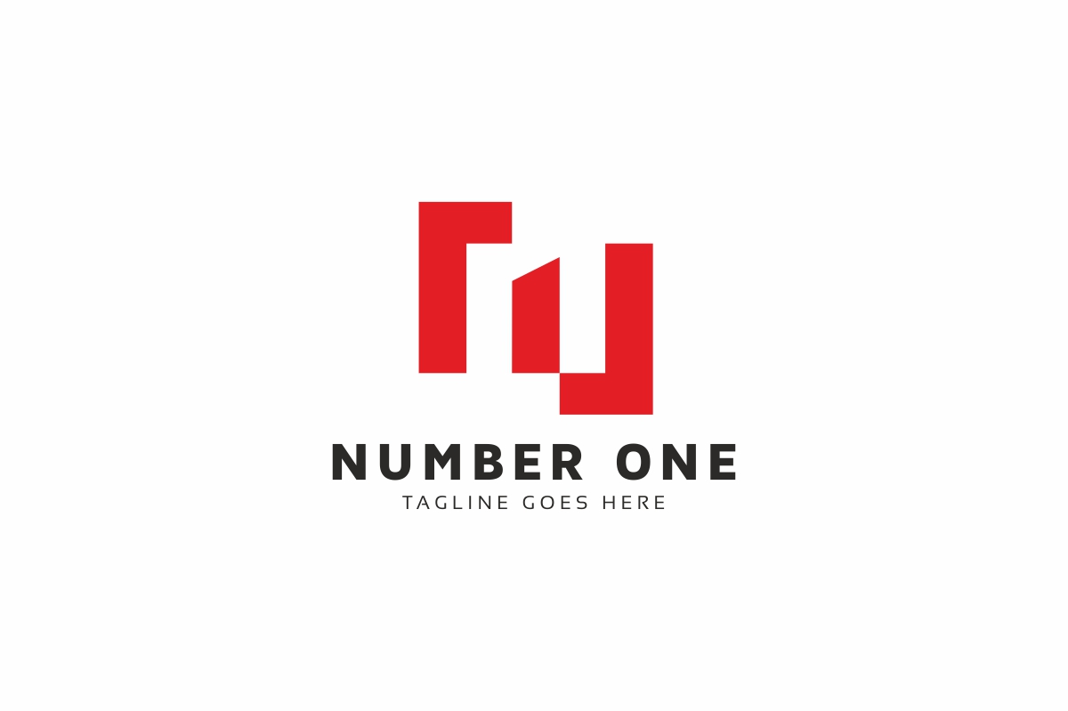 Number One Logo Template