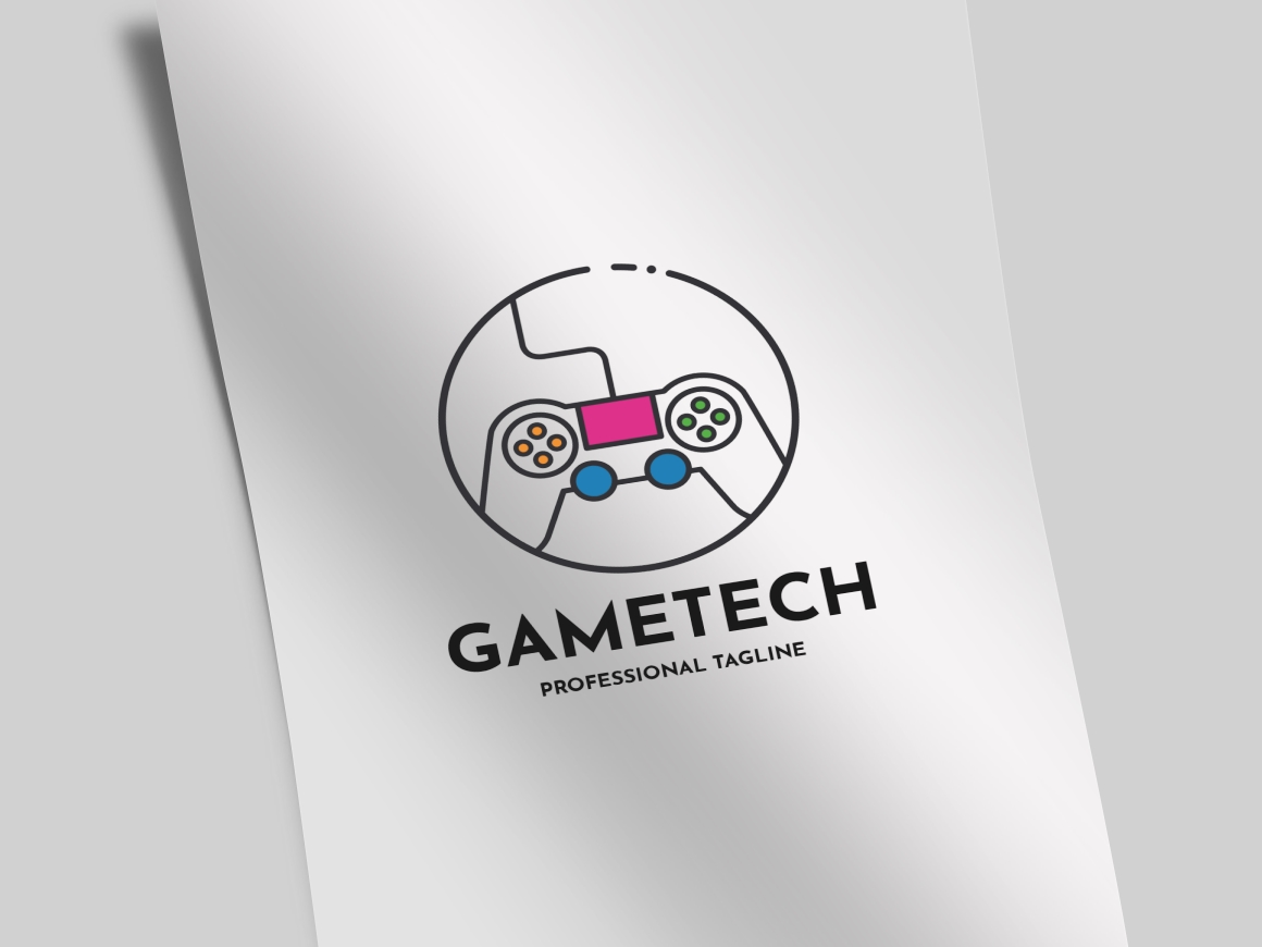 Game Tech Logo Template