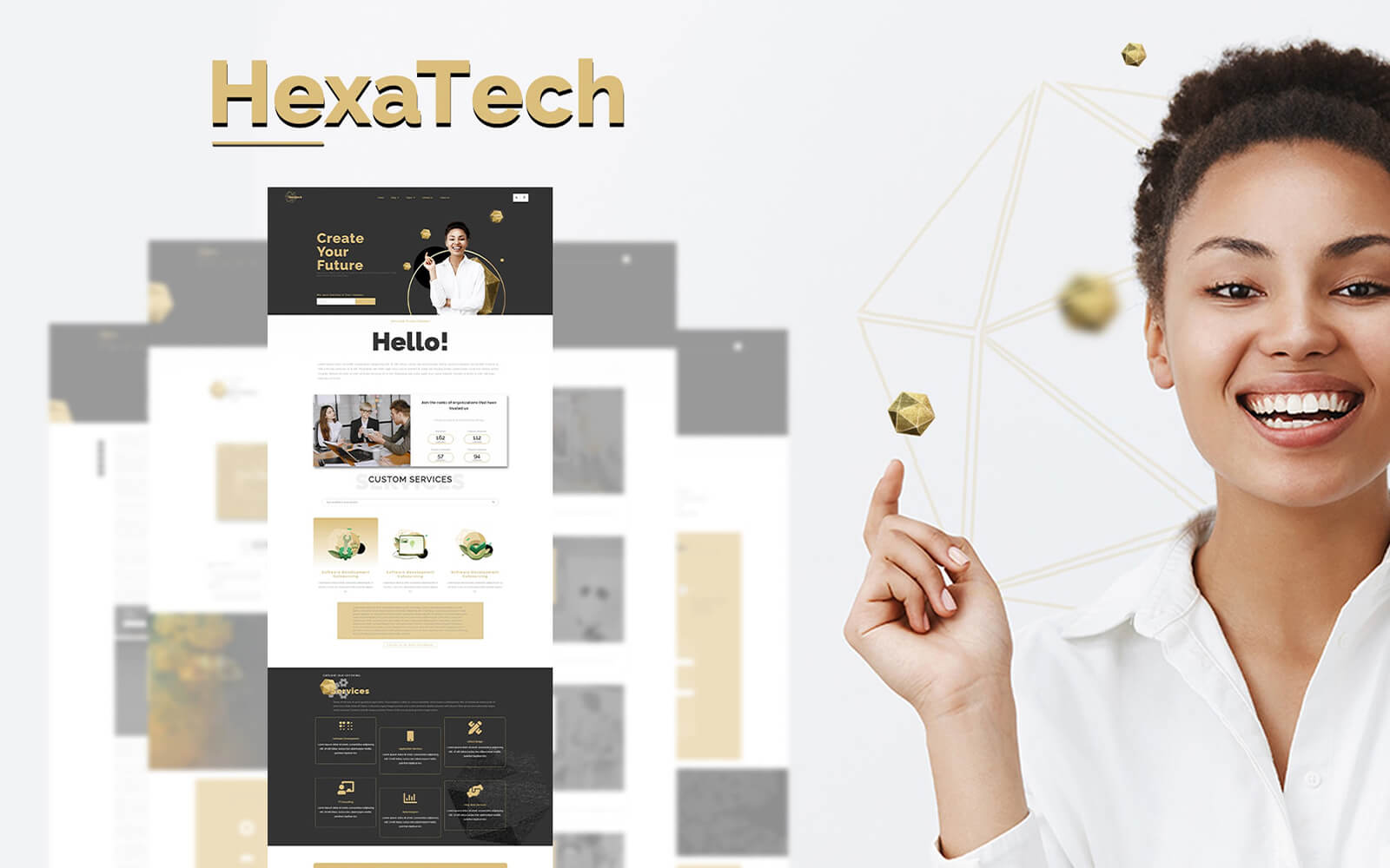 Hexatech - Tech Company Template - Elementor Kit