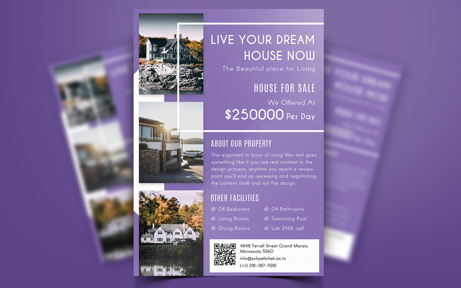 Homet - Real Estate Property Flyer Design - Corporate Identity Template
