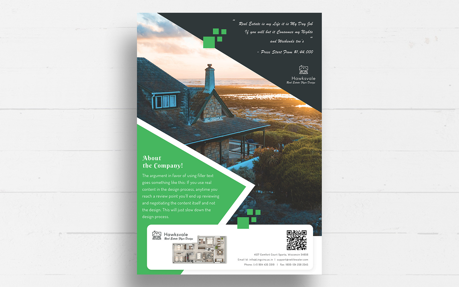 Smeap - Real Estate Property Flyer Design - Corporate Identity Template